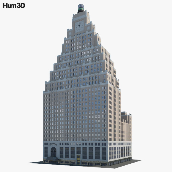 1501 Broadway 3D model