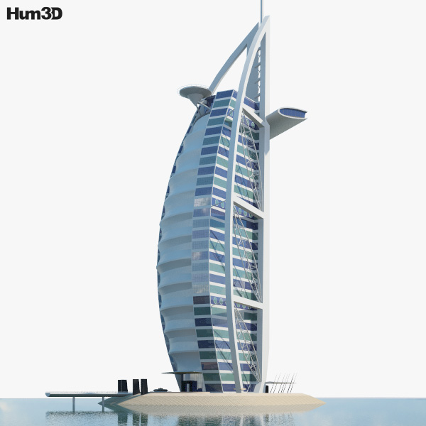 Burj Al Arab Modèle 3D