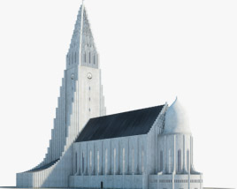 Hallgrimskirkja 3D model