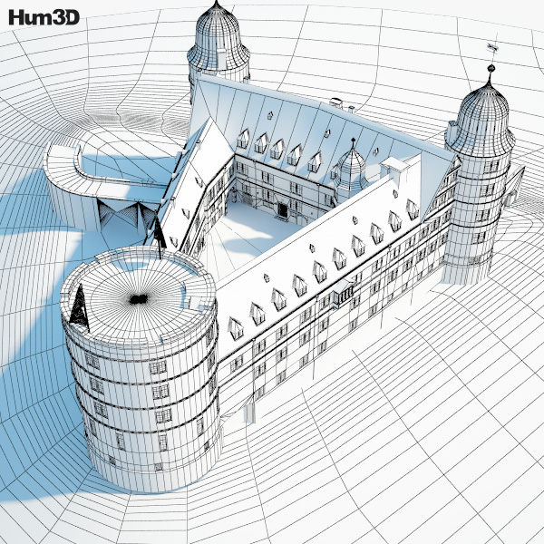 ヴェヴェルスブルク城 3dモデル 建築 On Hum3d