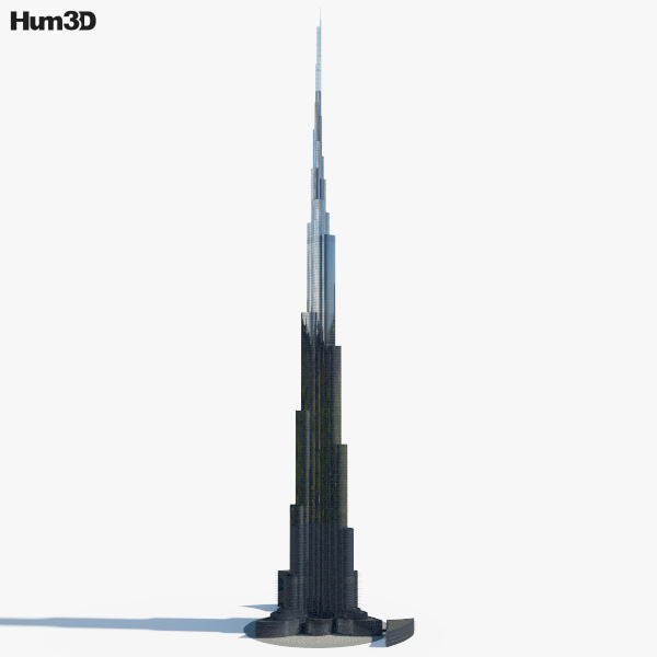哈利法塔 3D模型