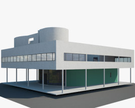 Villa Savoye Modello 3D