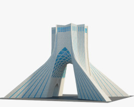Freiheitsturm Azadi 3D-Modell