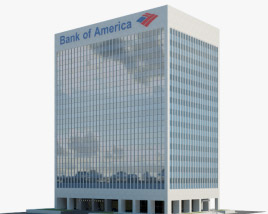 Bank of America Financial Center in Las Vegas Modello 3D