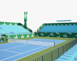 テニスアリーナ 3Dモデル