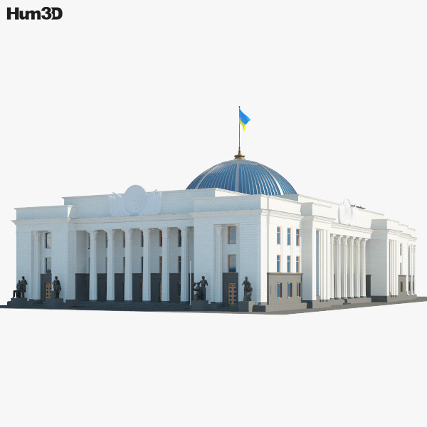 Verkhovna Rada of Ukraine building 3D model