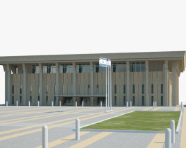 Knesset bâtiment Modèle 3D