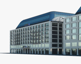 Radisson Blu Hotel Berlin 3D 모델 