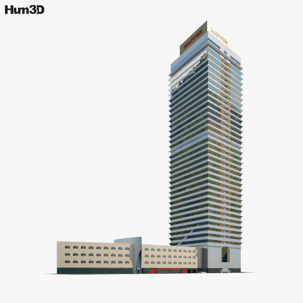 Torre Mapfre 3D model