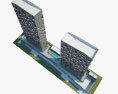 Magma Tower 3D 모델 