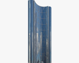 The Bow skyscraper 3D model