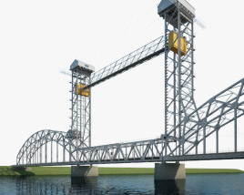 Rostov Lift Bridge 3D 모델 