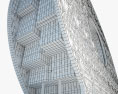 广州圆大厦 3D模型
