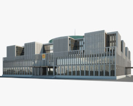 Nationalversammlung Vietnam Gebäude 3D-Modell