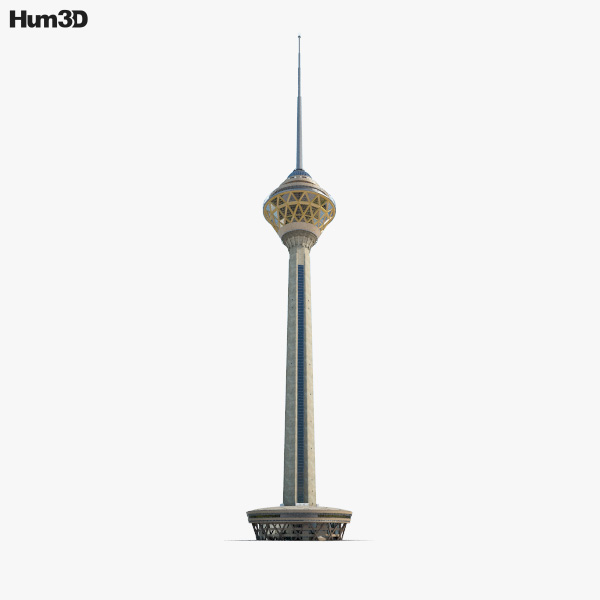 Milad Tower 3D model