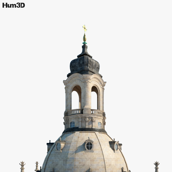 Dresden Frauenkirche 3D model - Architecture on Hum3D