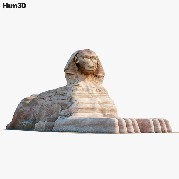 Great Sphinx of Giza 3D model