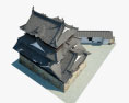 Burg Hikone 3D-Modell