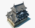 Hikone Castle 3d model