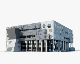 The House of Music in Aalborg 3D model