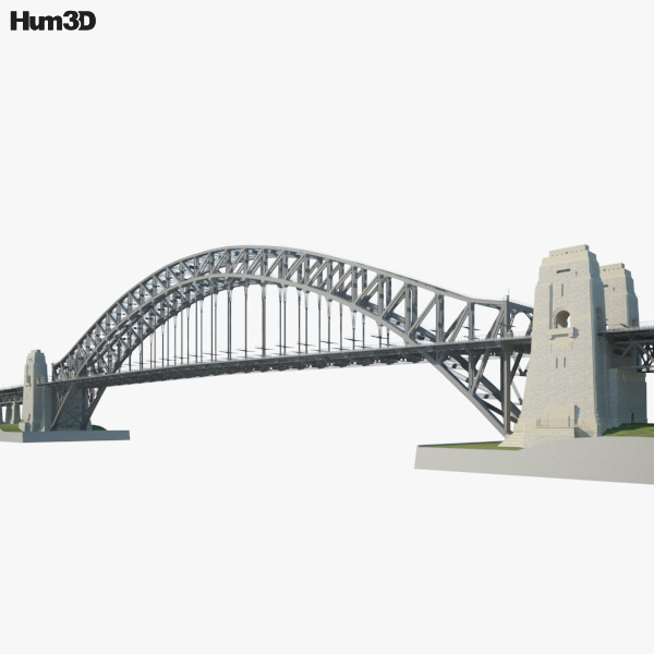 ハーバーブリッジ 3Dモデル
