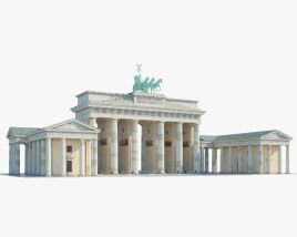 Бранденбурзькі ворота 3D модель