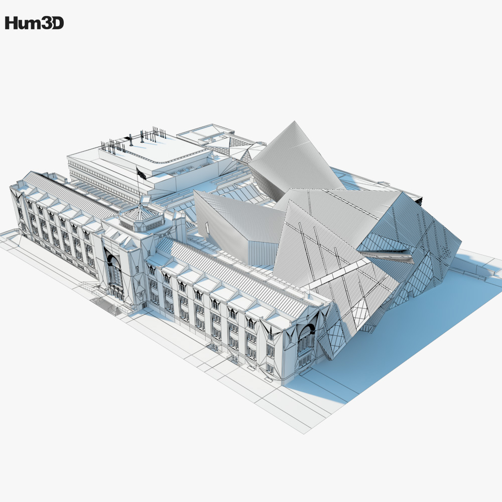 Royal Ontario Museum 3D Model - Architecture On Hum3D