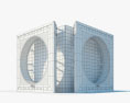 Calakmul Corporate Building Mexico Modello 3D