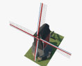 Sint Jan Moinho de vento Modelo 3d