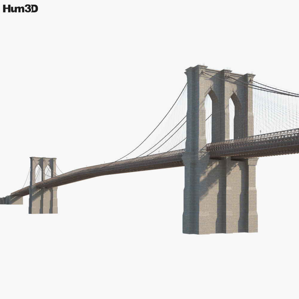 Puente de Brooklyn Modelo 3D
