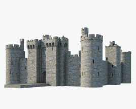 Bodiam Castle 3Dモデル