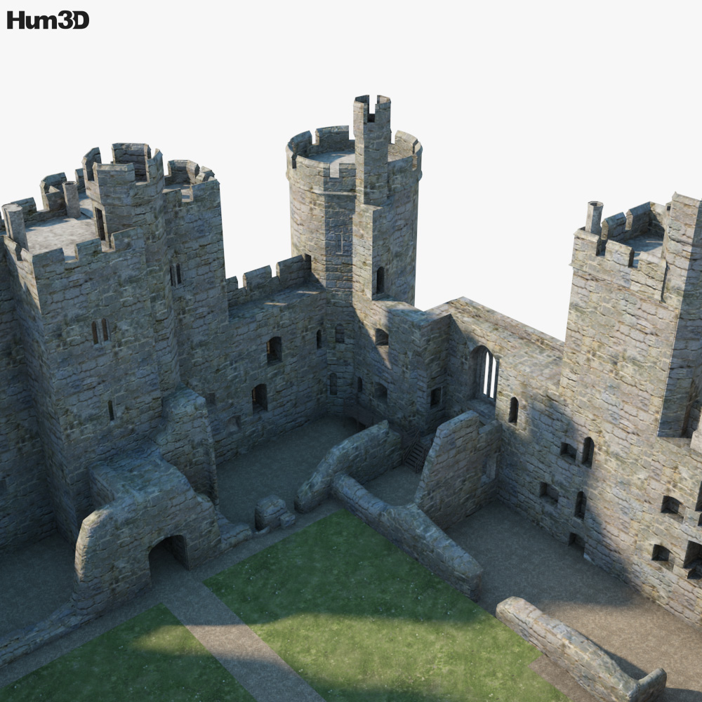 Bodiam Castle 3d Model - Architecture On Hum3d