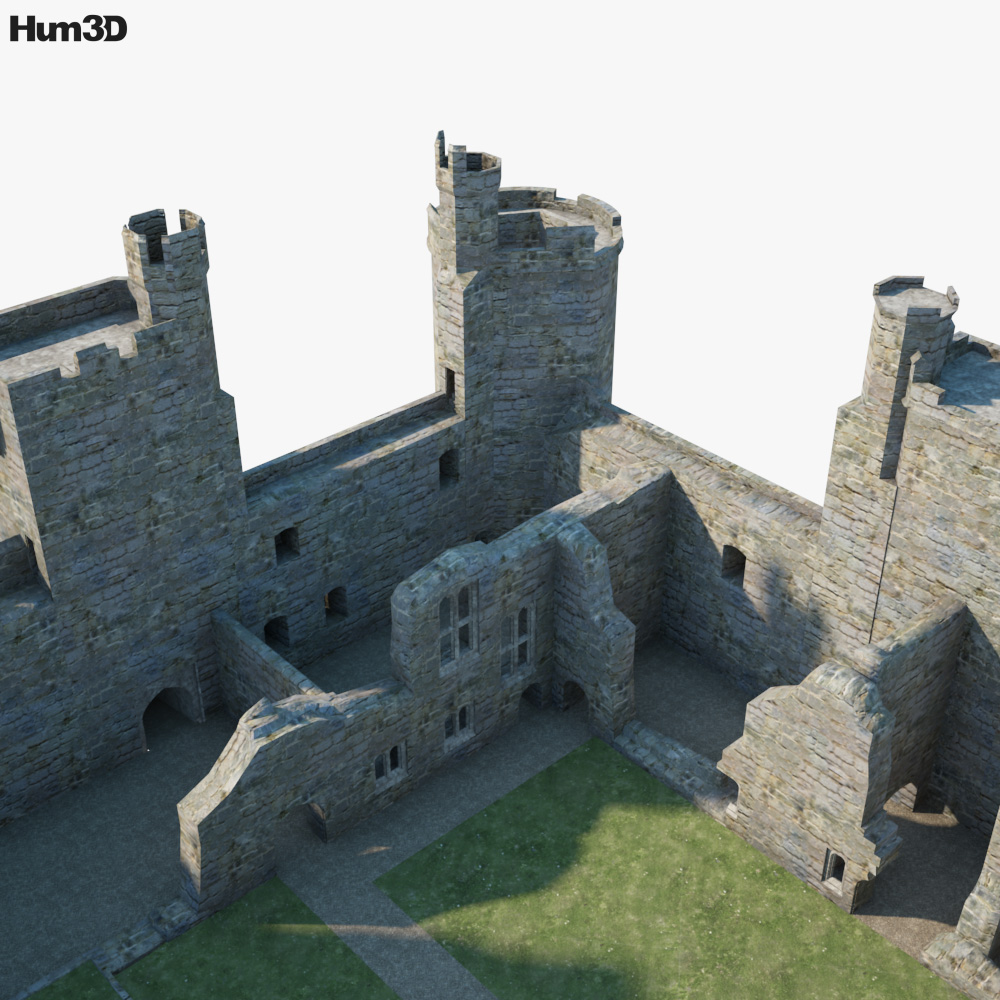 Bodiam Castle 3D model - Architecture on Hum3D