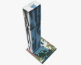 Aqua skyscraper 3d model