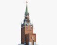 Kremlin Clock Tower Modèle 3d