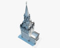 Kremlin Clock Tower Modello 3D