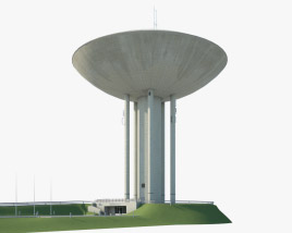 Haukilahti water tower 3D model