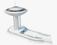Haukilahti water tower 3d model