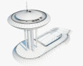 Haukilahti water tower 3d model