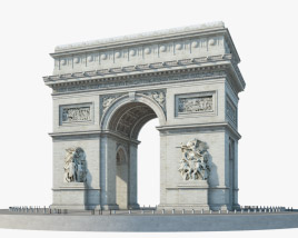 Arco de Triunfo de París Modelo 3D