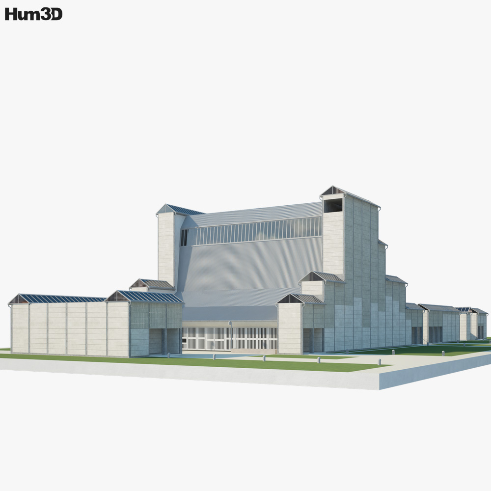 Bagsvaerd Church 3D model