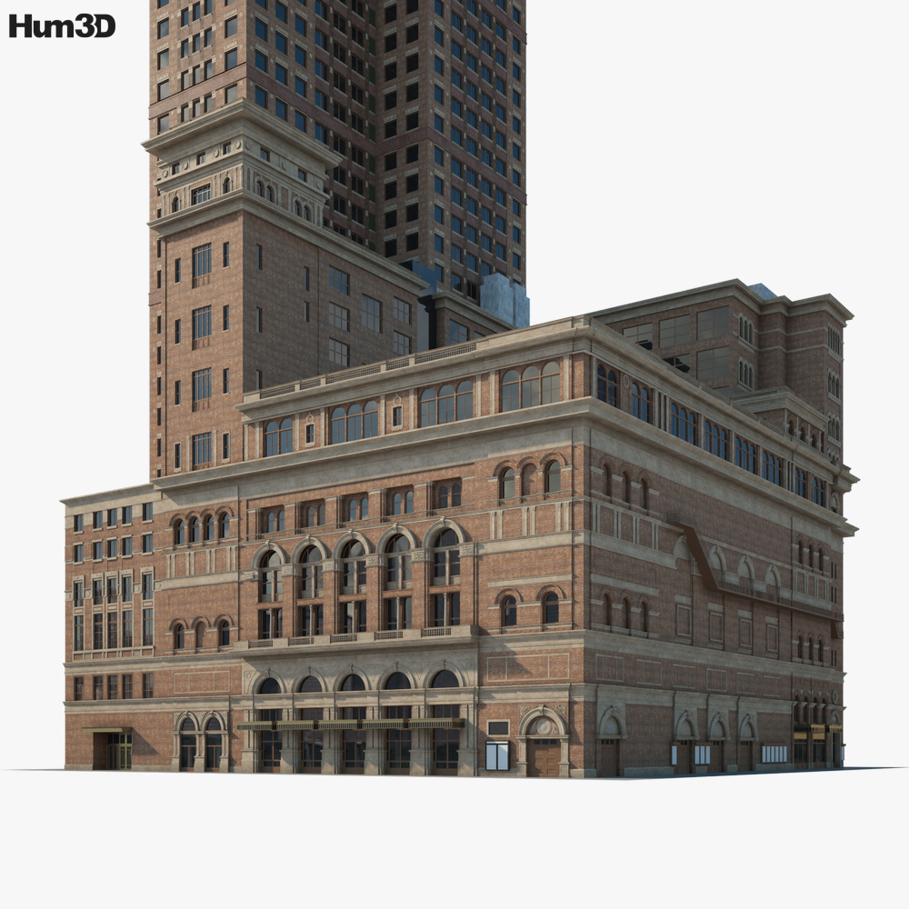 Carnegie Hall Tower Modello 3D