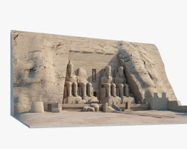 Abul-Simbel Modelo 3d