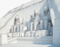 アブ・シンベル神殿 3Dモデル