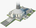 Cathédrale métropolitaine du Christ-Roi de Liverpool Modèle 3d