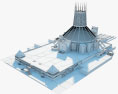 리버풀 메트로폴리탄 대성당 3D 모델 