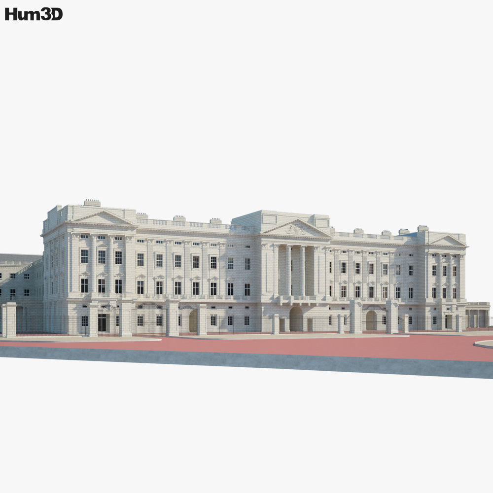 Букінгемський палац 3D модель