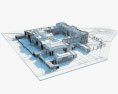 Букінгемський палац 3D модель