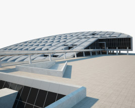 Library of Alexandria Egypt 3D модель