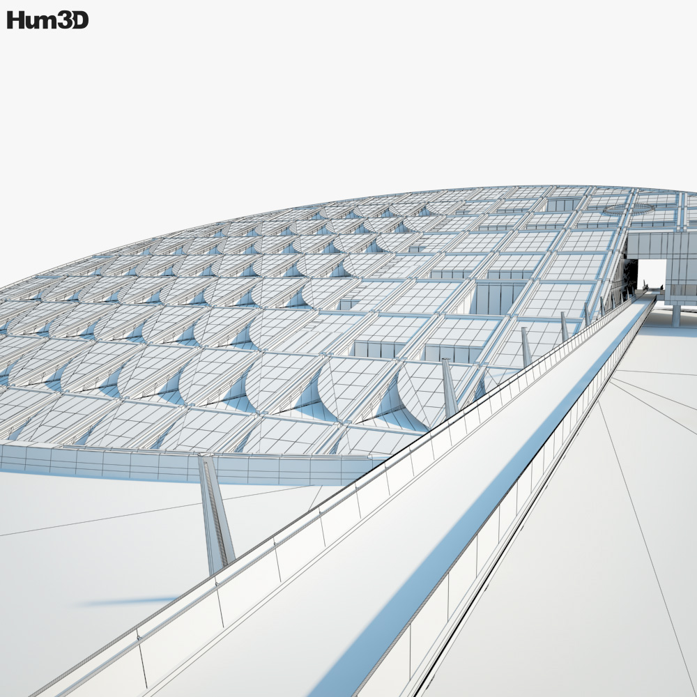 新アレクサンドリア図書館 3dモデル 建築 On Hum3d